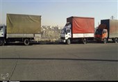 آسایش بهارستانی‌ها تحت‌الشعاع تردد خودروهای سنگین در پایانه حمل و نقل کالای تهران+فیلم