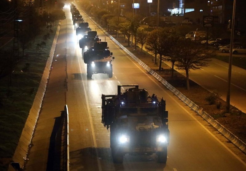 انتقال شبانه نیروهای نظامی ترکیه به مرز سوریه