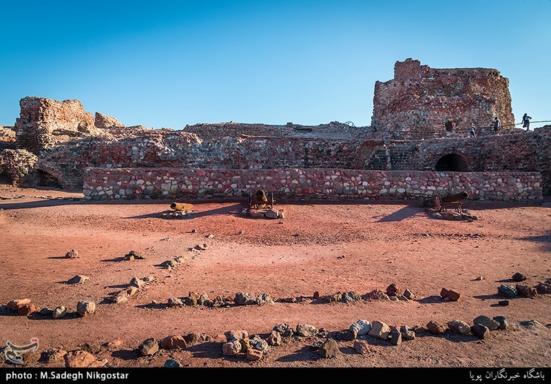 Portuguese Castle: A Red Stone Fortress on Hormuz Island, Iran