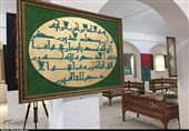 نمایشگاه خیریه نقاشی خط و خوشنویسی در کاشان گشایش یافت+تصاویر
