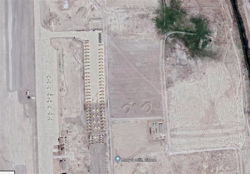 گزارش تسنیم|جنگنده‌های ناشناس در پایگاه نظامی ماری-2 در ترکمنستان + عکس