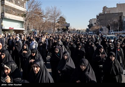 تشییع پیکر آیت‌الله هاشمی شاهرودی در تهران