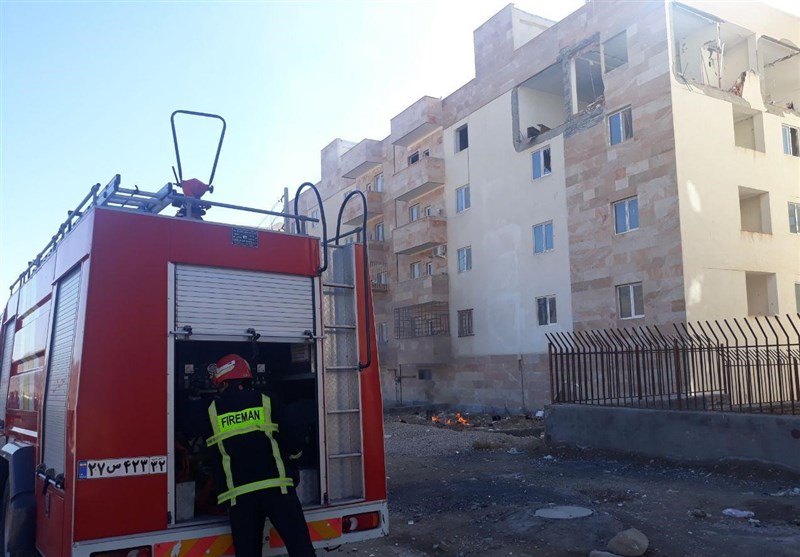 انفجار شدید گاز به 12 واحد مسکونی در شهرک گلستان بجنورد آسیب رساند