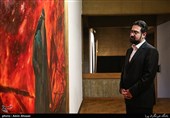 بازدید محمدمجتبی حسینی معاون امور هنری وزیر ارشاد از نمایشگاه &#171;الحق مع علی&#187;