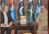 ملاقات سفیر ایران در اسلام آباد با رئیس ستاد نیروهای مسلح پاکستان