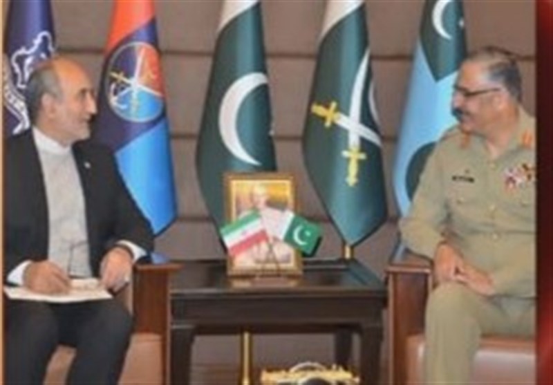 ملاقات سفیر ایران در اسلام آباد با رئیس ستاد نیروهای مسلح پاکستان