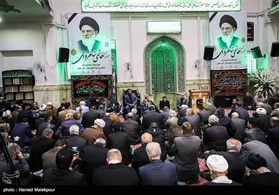 مراسم ترحیم مرحوم آیت‌الله سیدمحمود هاشمی شاهرودی در مسجد ارک تهران