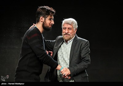 صادق آهنگران و حامد زمانی در مراسم افتتاحیه نهمین جشنواره مردمی فیلم عمار