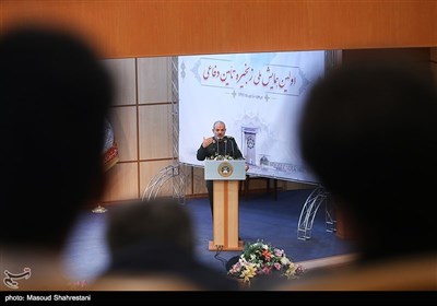 سخنرانی سردار احمد وحیدی رئیس دانشگاه دفاع ملی در اولین همایش ملی زنجیره تامین دفاعی