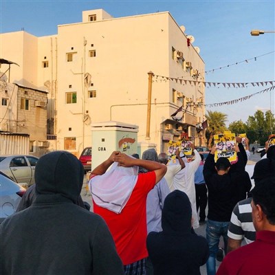 تاکید بحرینی‌ها بر ادامه انقلاب در اولین روز سال نوی میلادی + تصاویر