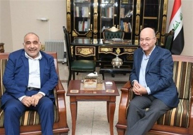 رایزنی برهم صالح و عبدالمهدی درباره تکمیل کابینه
