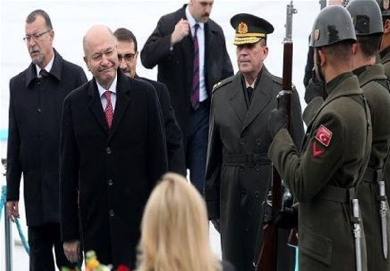 اولین سفر رسمی رئیس‌جمهوری عراق به ترکیه