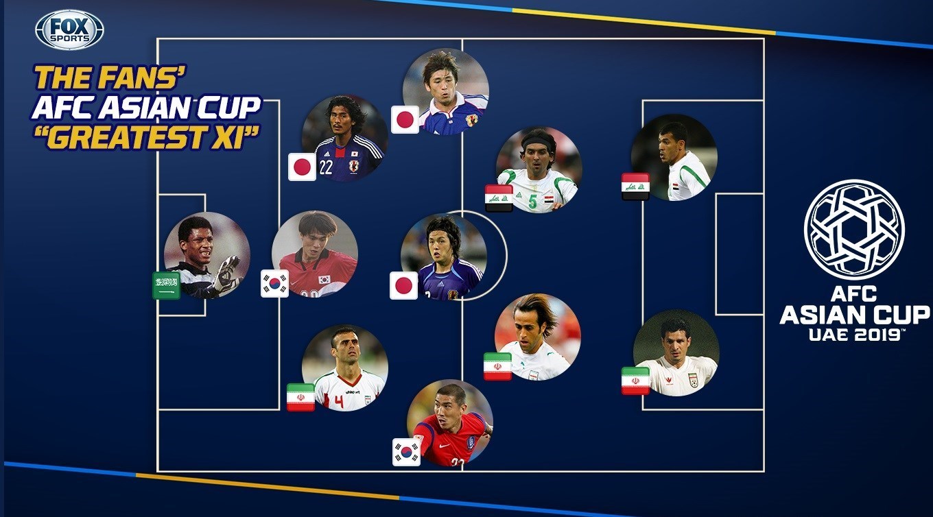 ۳ ایرانی در تیم منتخب تمامی ادوار جام ملت‌های آسیا+ تصاویر