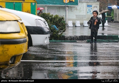 باران زمستانی تهران