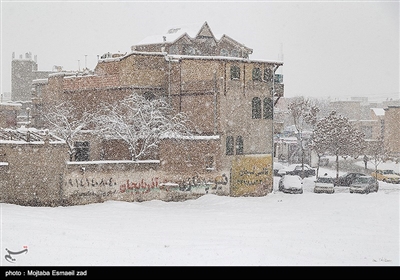 بارش برف در ارومیه