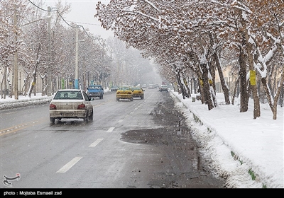 بارش برف در ارومیه