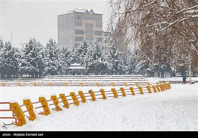 بارش برف در ارومیه