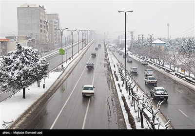 بارش برف در ارومیه