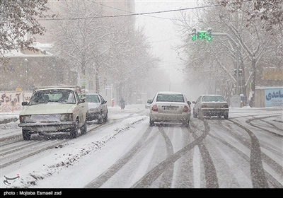 بارش برف در ارومیه