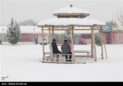 بارش برف در ارومیه