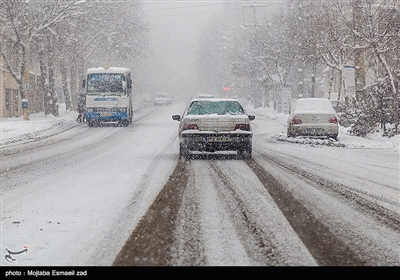 بارش برف در ارومیه