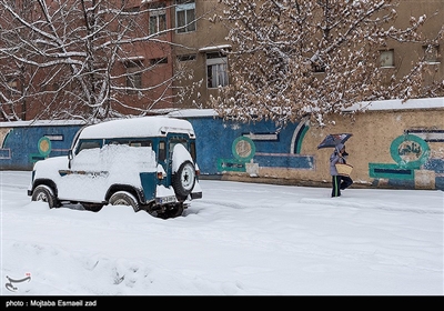 بارش برف در ارومیه