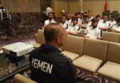 ادامه تمرین اختصاصی کاپیتان یمن و اطلاع‌رسانی جالب برای بازی با ایران + عکس