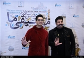 بهنام بانی و فرزاد فرزین در پنجمین جشن موسیقی سالانه موسیقی ما