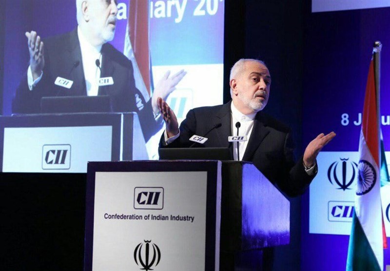 Zarif Hails India for Standing with Iran in Hard Times