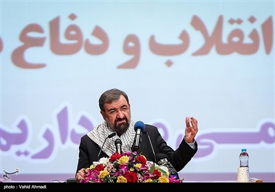 محسن رضایی دبیر مجمع تشخیص مصلحت نظام در دومين همايش سراسري راويان انقلاب و دفاع مقدس