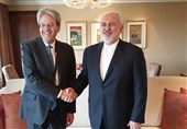 ظریف با نخست‌وزیر سابق ایتالیا دیدار کرد