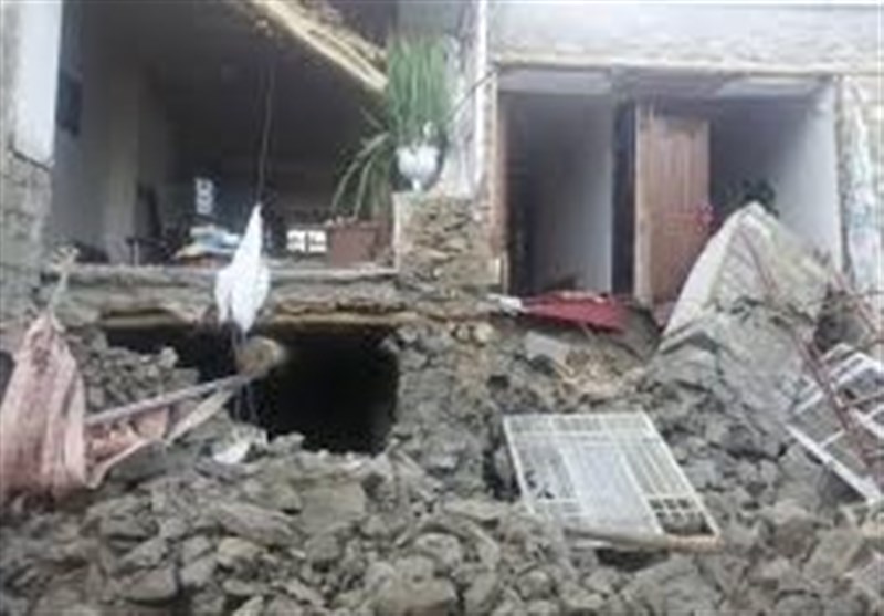 تخریب 5 واحد مسکونی در شهرستان سامان; آبرسانی با تانکر به روستای چم عالی