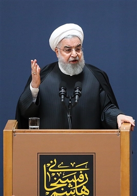 سخنرانی حجت الاسلام حسن روحانی رئیس جمهور در آیین بزرگداشت دومین سالگرد رحلت آیت الله هاشمی رفسنجانی