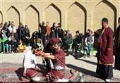 کاشان|نمایش نامه قتل امیرکبیر در باغ فین کاشان برگزار شد+تصاویر