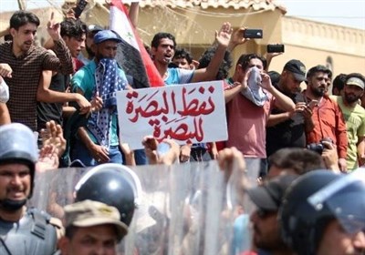 تظاهرات عراقی‌ها در بصره؛ تاکید بر اصلاح و تامین شغل