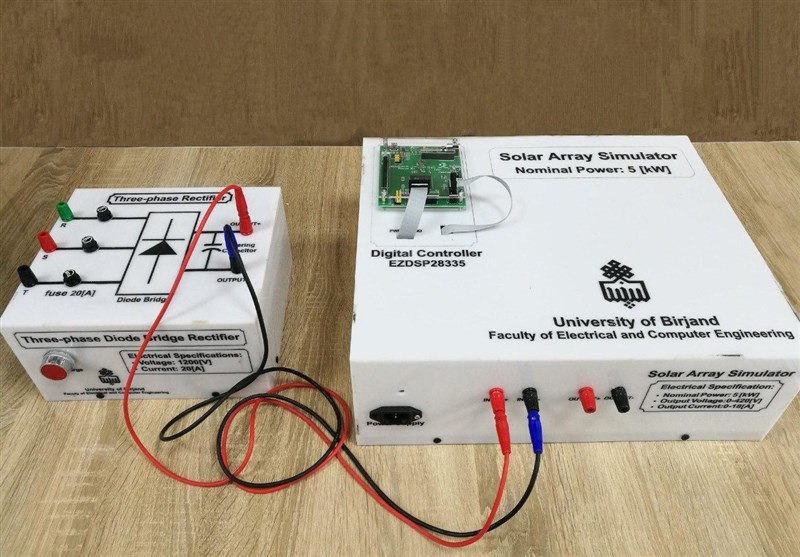 دستگاه شبیه ساز آرایه خورشیدی در دانشگاه بیرجند طراحی شد