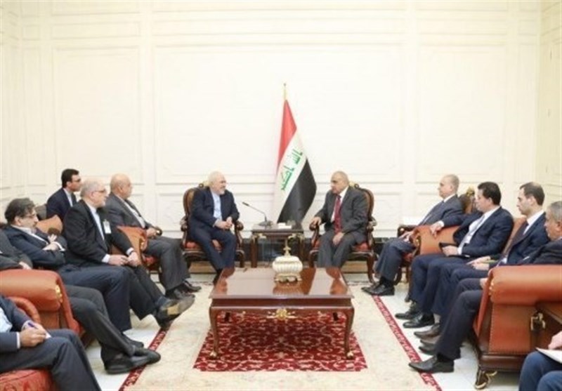 ایرانی وزیرخارجہ کی عراقی صدر سے ملاقات، باہمی امورپر تبادلہ خیال