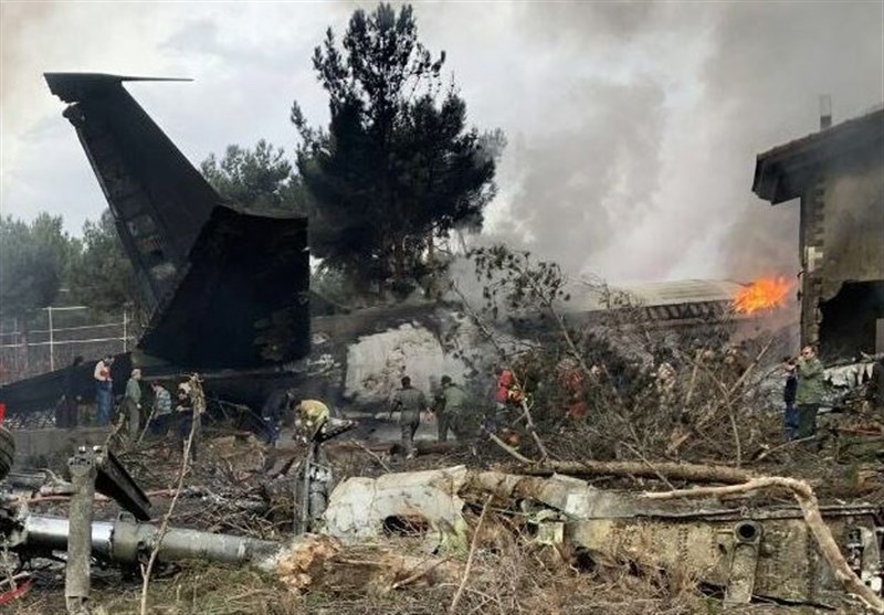 Video Shows Boeing 707 Cargo Plane Burning after Crash near Tehran