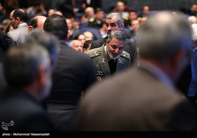 سرلشگرسید عبدالرحیم موسوی فرمانده ارتش در پنجمین همایش ملی مدیریت جهادی