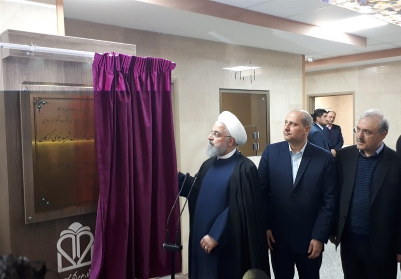 مرکز تروما و اورژانس 152 تختخوابی شهید نبوی گرگان با حضور رئیس جمهور افتتاح شد