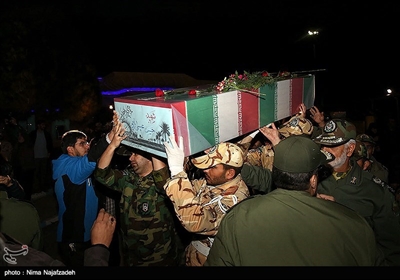 استقبال از پیکرهای شهدای مدافع حرم و دفاع مقدس در مشهد