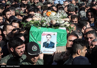 Funeral Procession Held in Tehran for Victims of Army Plane Crash