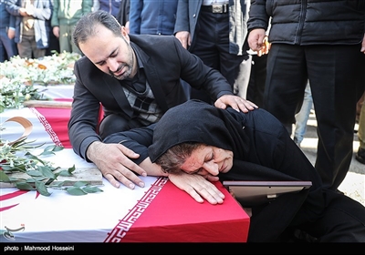 Funeral Procession Held in Tehran for Victims of Army Plane Crash