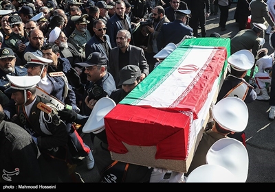 Funeral Procession Held in Tehran for Victims of Army Plane Crash