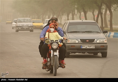 گرد و خاک در آبادان