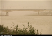 باد، خاک، تگرگ و باران در راه استان خوزستان است