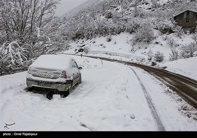 Heavy Snow Blankets Iran’s Northern Rural Area