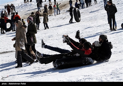 تفریحات زمستانی در همدان