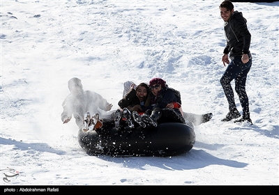 تفریحات زمستانی در همدان