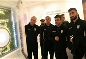 بازدید اعضاى تیم فوتبال امید از موزه جام جهانى 2022